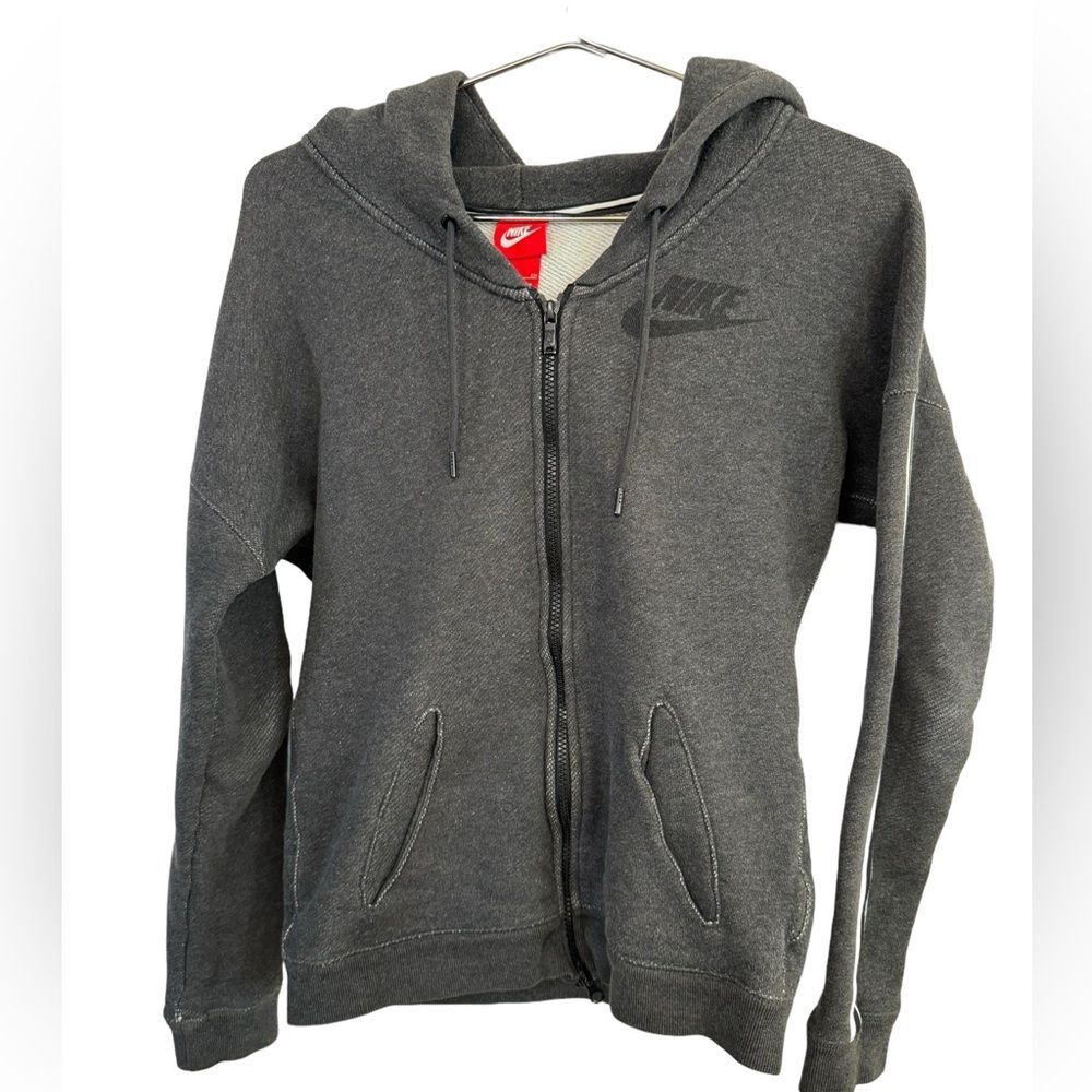 Retro High End Full Zip Nike Tech Gray Hoodie Sweatshirt Jacket Women’s S